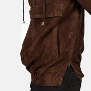 Kenton Hooded Veste en Cuir pour Homme – Vue produit alternative 6