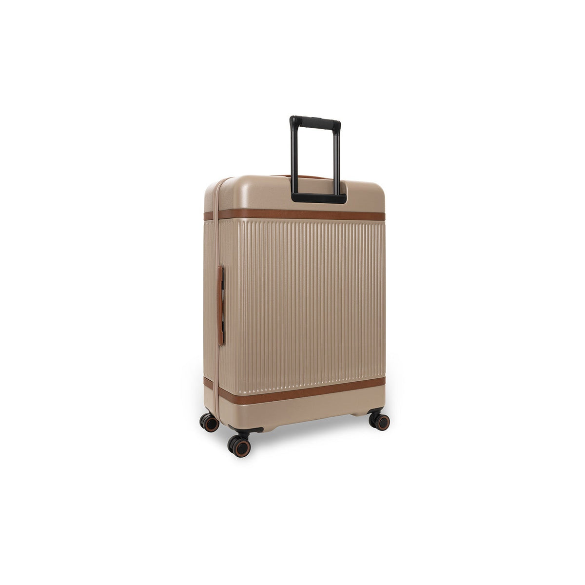 Tailored Rib Cuffs &amp; Hem Craftsmanship Construction Detail on Large Suitcase Zuna pour Femme