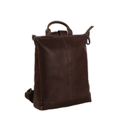 Saar Full-Grain Leather Backpack – Vue produit alternative 2