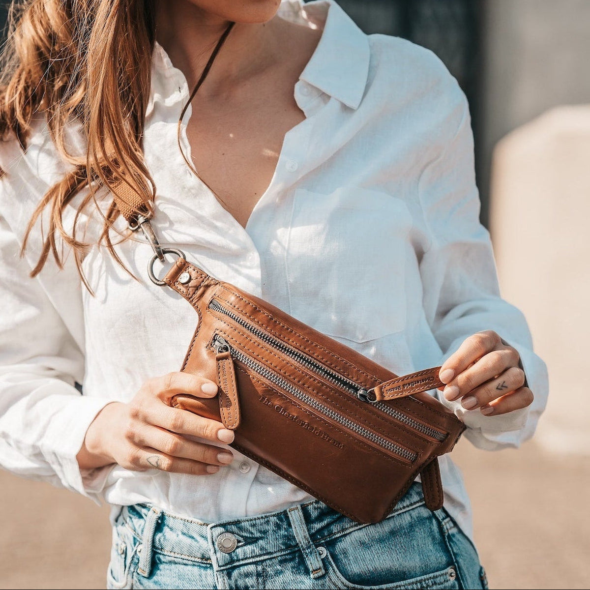 
Toronto Sac banane en cuir pleine fleur – alternate product view 2