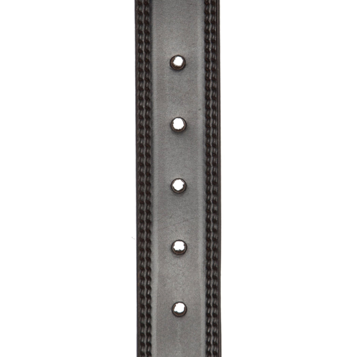 
Solid Antique Brass Hardware & Heavy-Duty Dual Zipper Detail on Manovo Cuir Pleine Fleur Belt pour Homme
