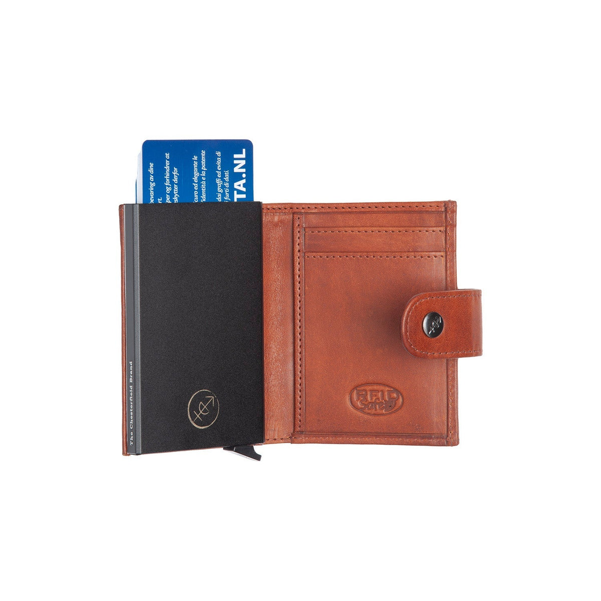 Lesina Full-Grain Leather Card Holder pour Femme – Vue produit alternative 3