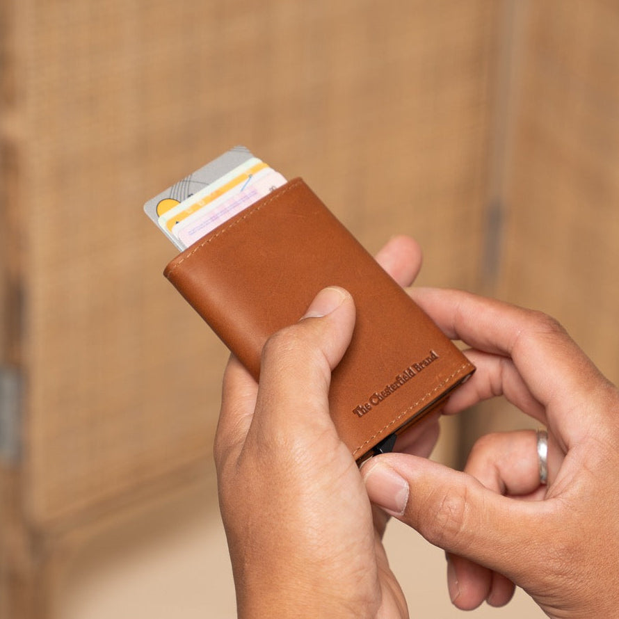 
Palma Cuir Pleine Fleur Porte-cartes – alternate product view 2
