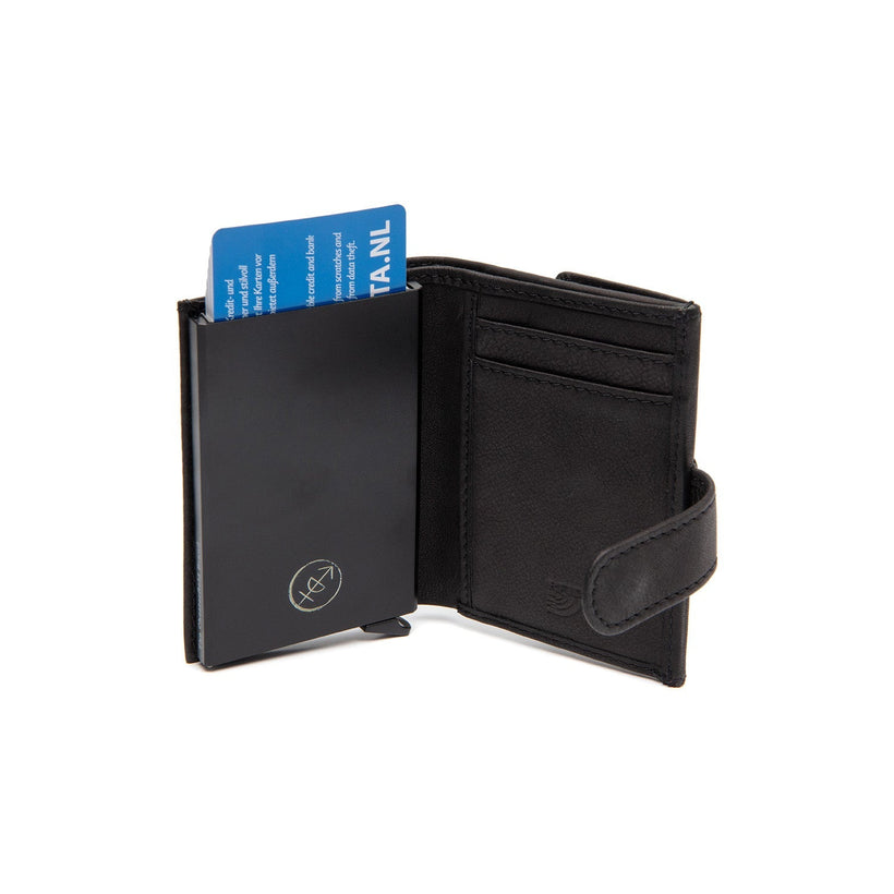 Torola Full-Grain Leather Card Holder pour Femme