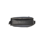 Arendal Full-Grain Leather Crossbody Bag pour Homme - Structured Side Profile Showing Gusset Depth &amp; Expansion Capacity