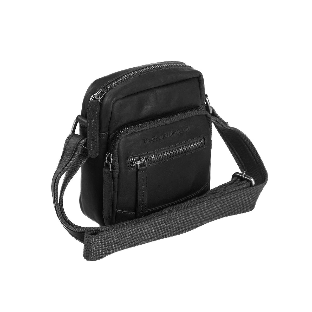 
Bremen Sac besace en cuir pleine fleur en cuir pleine fleur véritable 100% - Full Exterior Vue de face & silhouette ajustée | Acheter en ligne