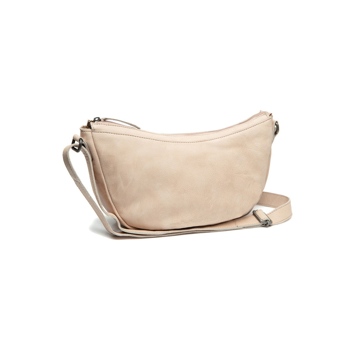 
Clarita Sac besace en cuir pleine fleur en cuir pleine fleur véritable 100% - Full Exterior Vue de face & silhouette ajustée | Acheter en ligne
