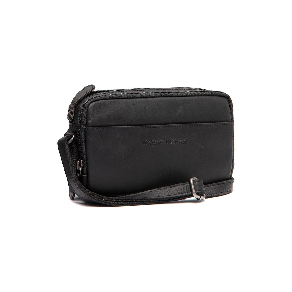 Ellon Full-Grain Leather Crossbody Bag pour Femme in Classic 100% Full-Grain Leather - Full Exterior Front Profile View | Acheter en ligne