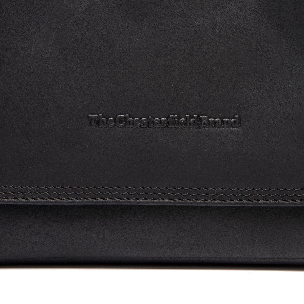 
Classic 100% Full-Grain leather Bag - Perspective arrière montrant les bretelles en cuir renforcées