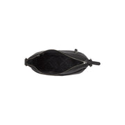 Henderson Full-Grain Leather Crossbody Bag pour Femme - Structured Side Profile Showing Gusset Depth &amp; Expansion Capacity