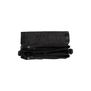 
Solid Antique Brass Hardware & Heavy-Duty Dual Zipper Detail on Laverton Sac besace en cuir pleine fleur