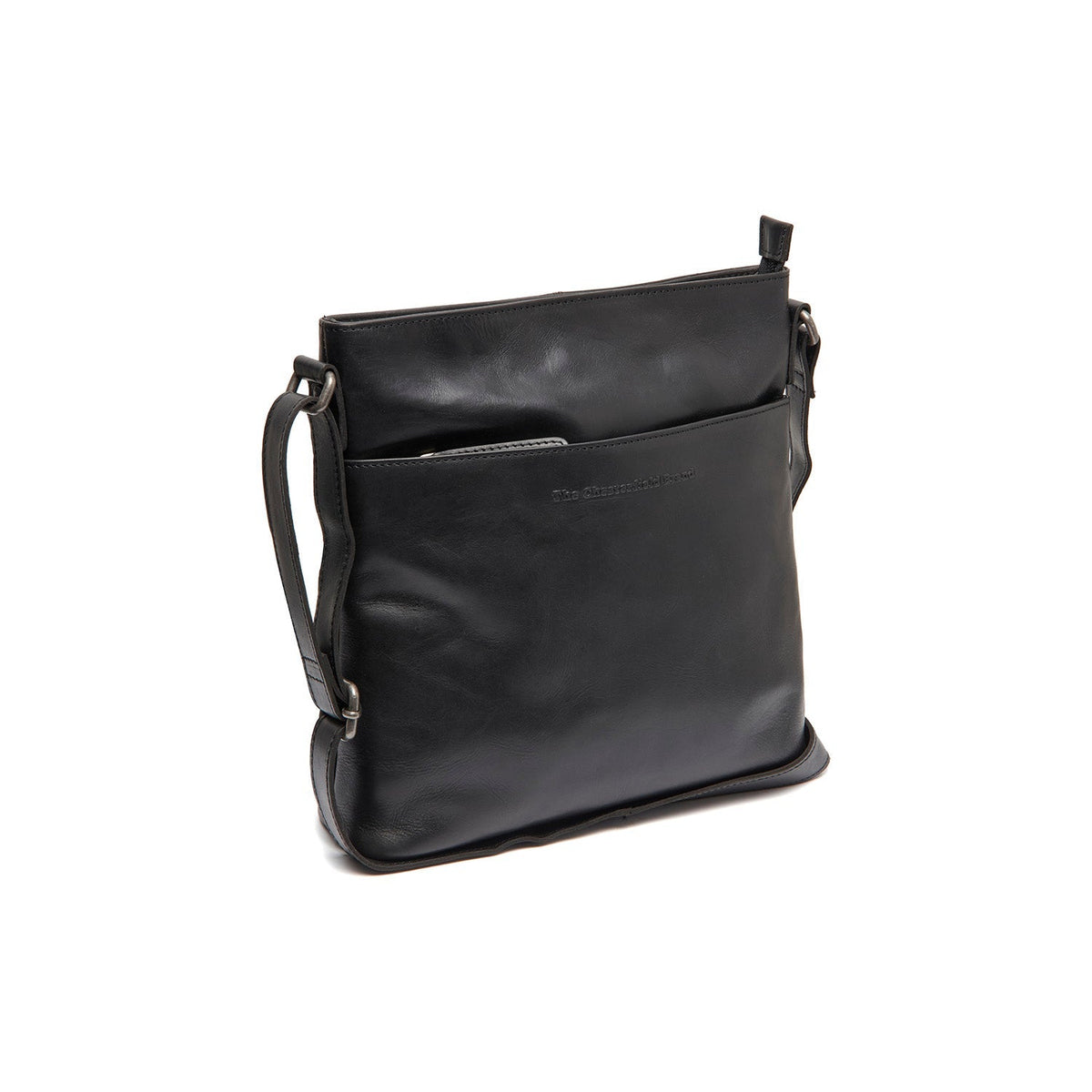 
Lunton Sac besace en cuir pleine fleur en cuir pleine fleur véritable 100% - Full Exterior Vue de face & silhouette ajustée | Acheter en ligne