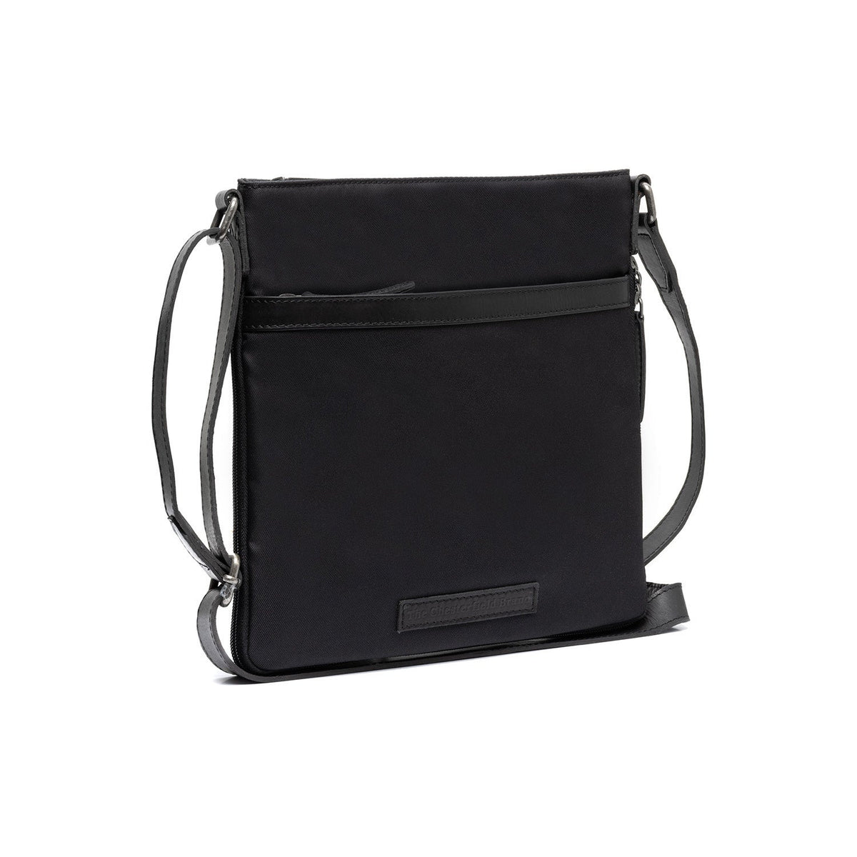 Malmo Cuir pleine fleur Sac bandoulière croisé in Classic 100% Full-Grain Leather - Full Exterior Front Profile View | Acheter en ligne