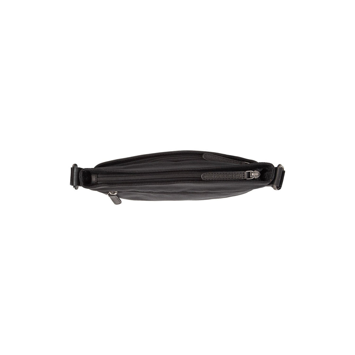 Malmo Cuir pleine fleur Sac bandoulière croisé - Structured Side Profile Showing Gusset Depth &amp; Expansion Capacity