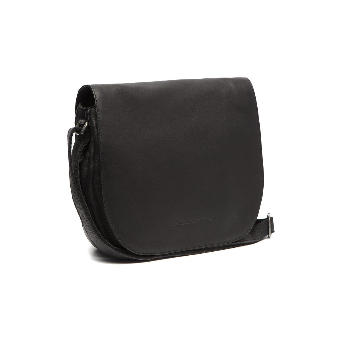 Millie Full-Grain Leather Crossbody Bag in Classic 100% Full-Grain Leather - Full Exterior Front Profile View | Buy Online