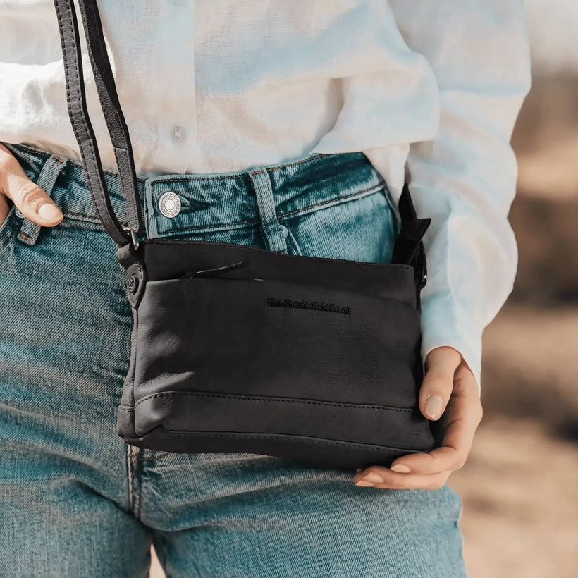 Salerno Full-Grain Leather Crossbody Bag pour Femme
