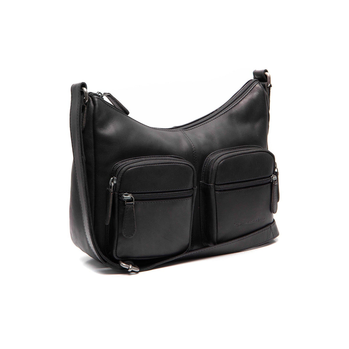 Valenora Full-Grain Leather Crossbody Bag pour Femme in Classic 100% Full-Grain Leather - Full Exterior Front Profile View | Acheter en ligne