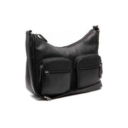 Valenora Full-Grain Leather Crossbody Bag pour Femme in Classic 100% Full-Grain Leather - Full Exterior Front Profile View | Acheter en ligne