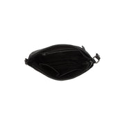 Weimar Full-Grain Leather Crossbody Bag pour Femme - Structured Side Profile Showing Gusset Depth &amp; Expansion Capacity