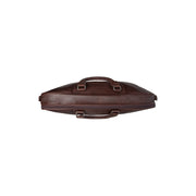 
Vue détaillée of Classic Collar & Heavy-Duty Zipper Hardware on Leather Garment Bag Josh