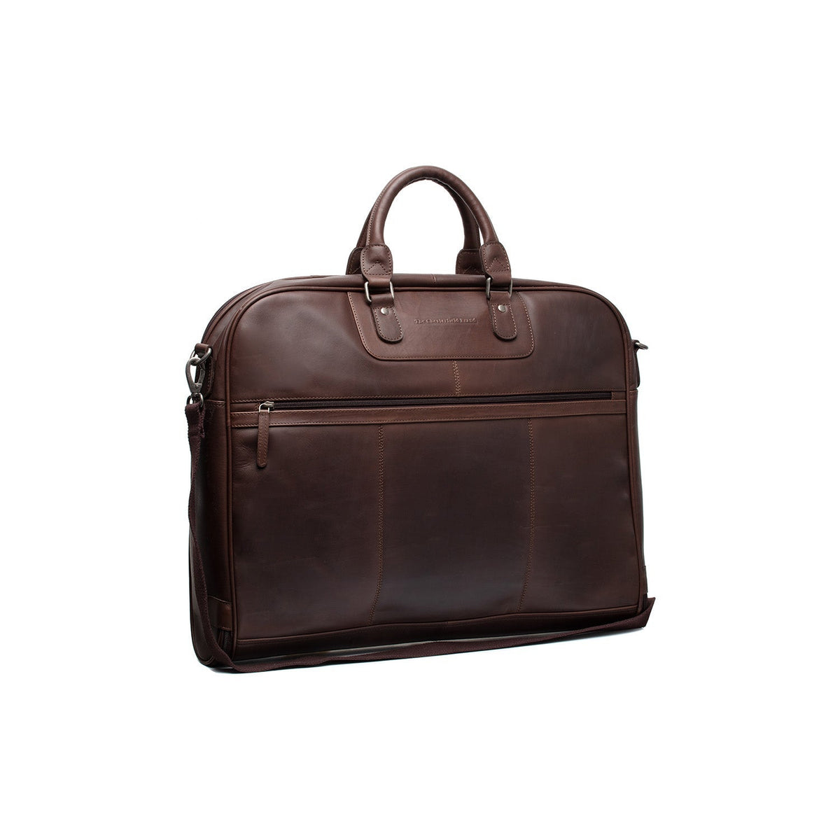 
Leather Garment Bag Josh en cuir pleine fleur véritable 100% - Vue de face & silhouette ajustée | Acheter en ligne