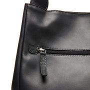 Fioline Full-Grain Leather Handbag pour Femme - Vue de profil avec coupe de manche ergonomique