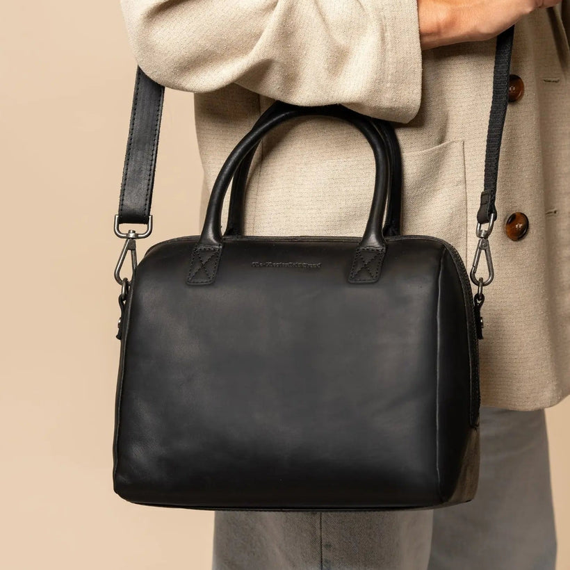 Langton Full-Grain Leather Handbag pour Femme