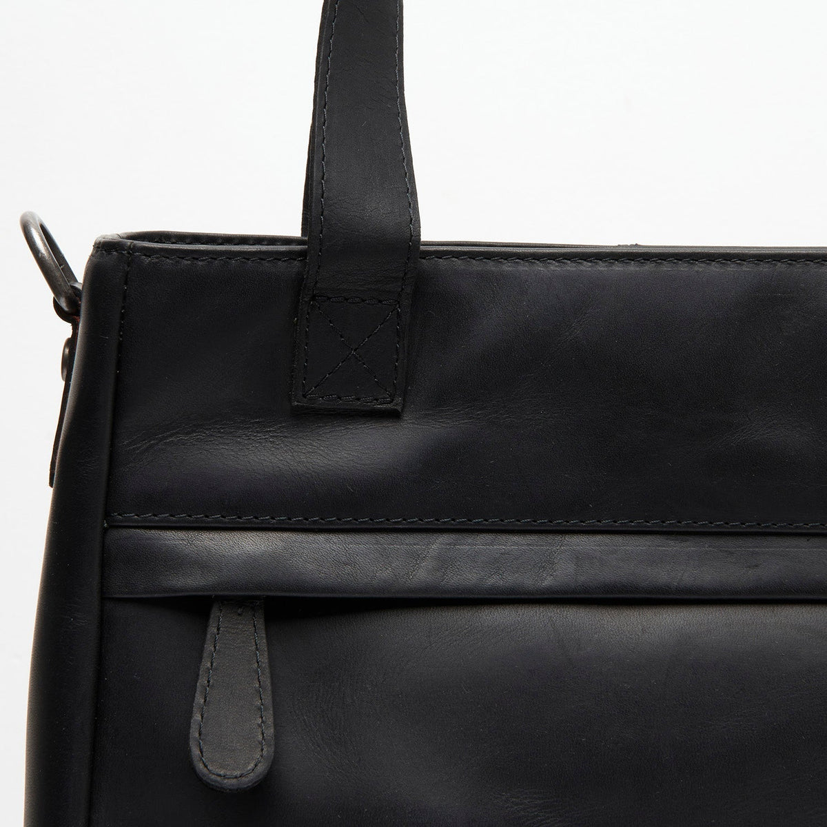 Classic 100% Full-Grain leather Goods - Vue de dos avec coupe ajustée aux épaules &amp; ourlet soigné