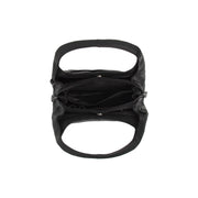 Vue détaillée of Classic Collar &amp; Heavy-Duty Zipper Hardware on Lunera Full-Grain Leather Handbag pour Femme