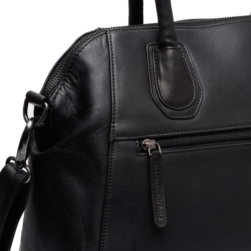 Marsala Full-Grain Leather Handbag pour Femme