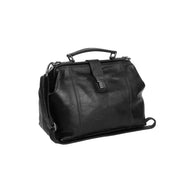 Shaun Full-Grain Leather Handbag pour Femme in Classic 100% Full-Grain Leather - Vue de face &amp; silhouette ajustée | Acheter en ligne