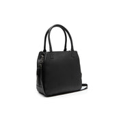 Solvin Full-Grain Leather Handbag pour Femme in Classic 100% Full-Grain Leather - Vue de face &amp; silhouette ajustée | Acheter en ligne