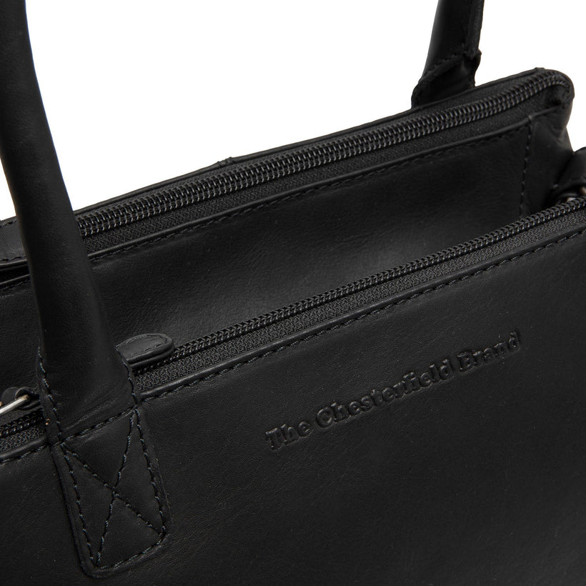 Solvin Full-Grain Leather Handbag pour Femme