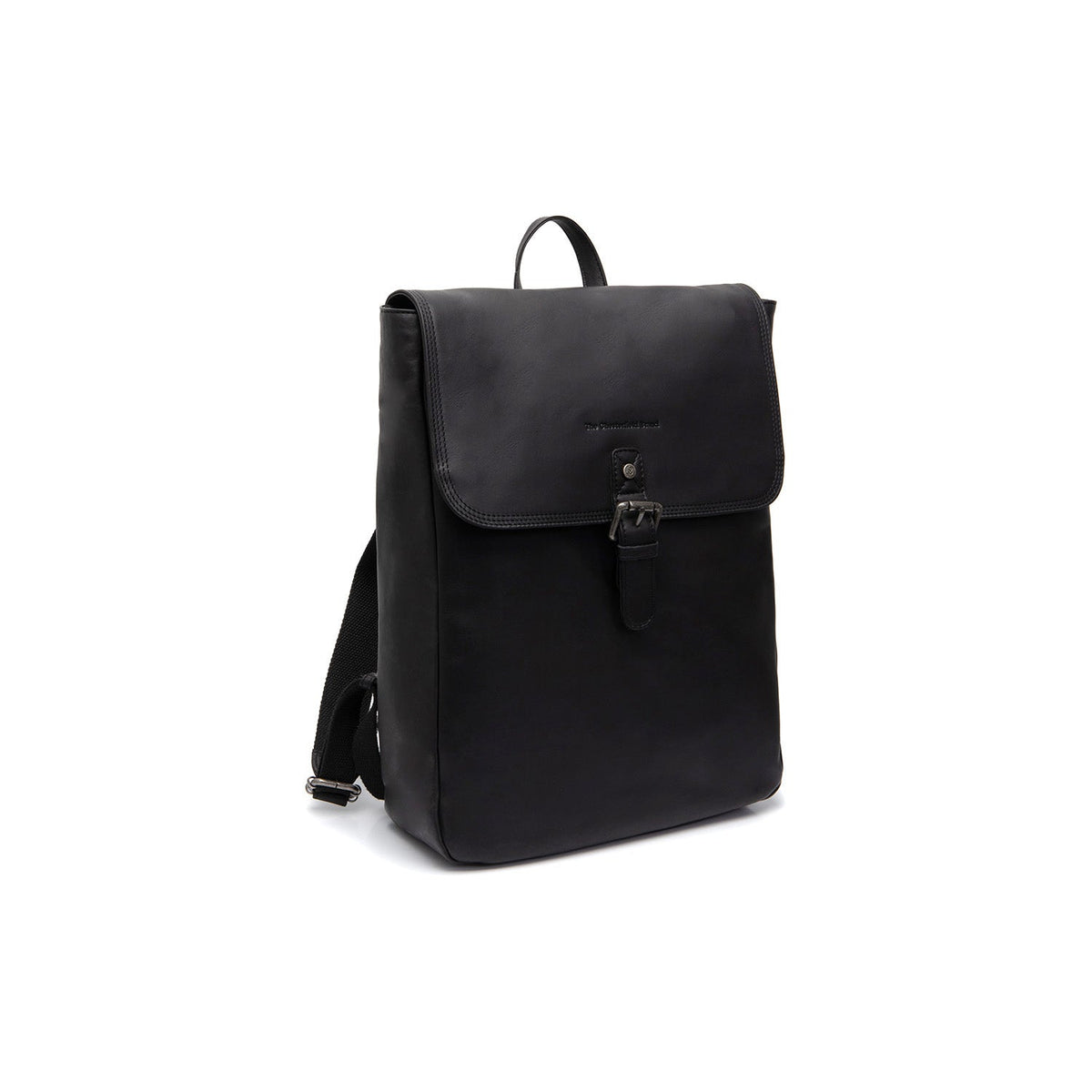 Farrow Full-Grain Leather Laptop Backpack en cuir pleine fleur véritable 100% - Full Exterior Vue de face & silhouette ajustée | Acheter en ligne