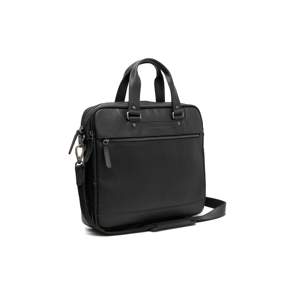 
Montara Sacoche d'ordinateur en cuir pleine fleur en cuir pleine fleur véritable 100% - Full Exterior Vue de face & silhouette ajustée | Acheter en ligne
