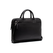Tilbury Full-Grain Leather Laptop Bag pour Femme in Classic 100% Full-Grain Leather - Full Exterior Front Profile View | Acheter en ligne