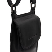 Nebra Full-Grain Leather Phone Bag pour Femme - Vue de profil avec coupe de manche ergonomique
