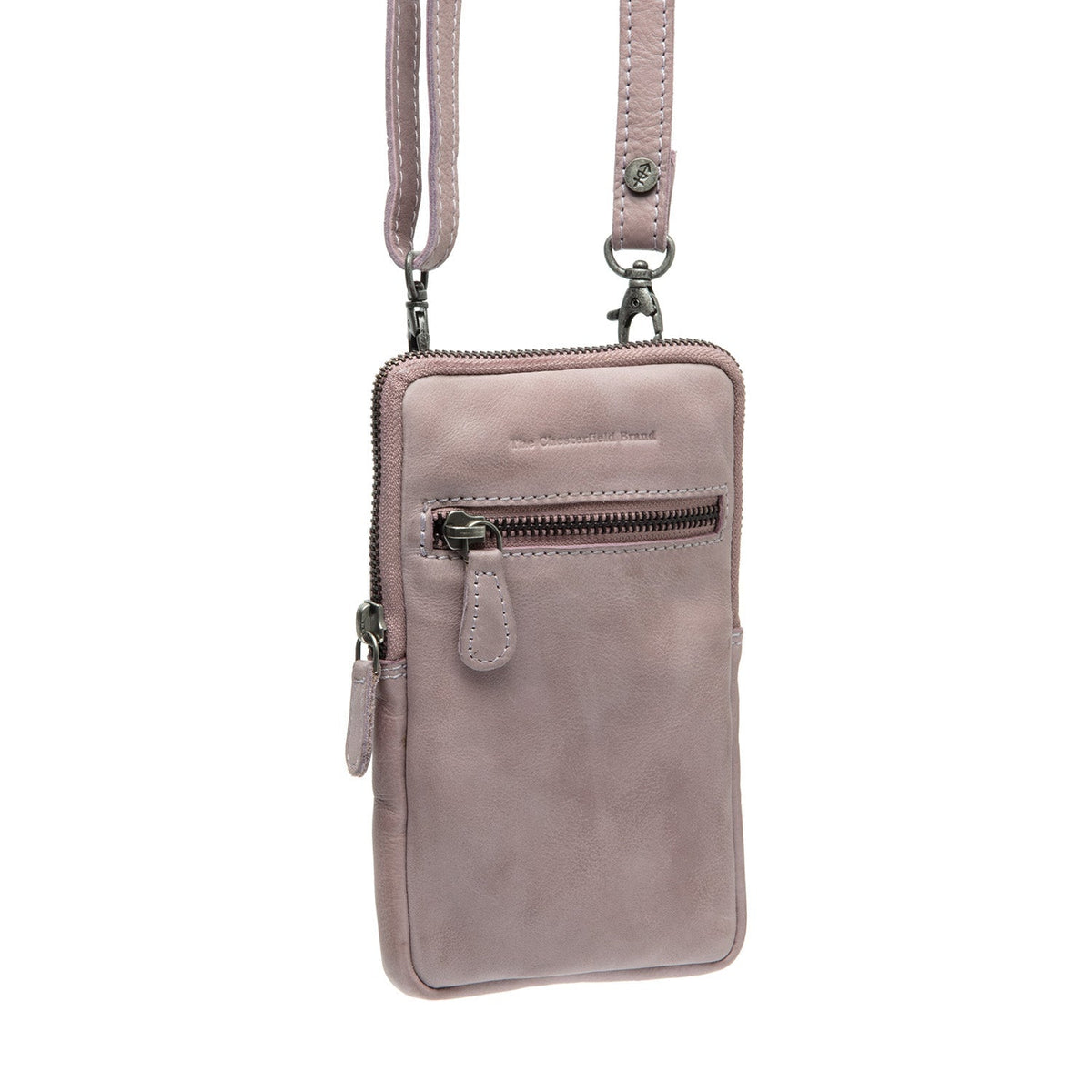 
Salta Cuir Pleine Fleur Phone Bag en cuir pleine fleur véritable 100% - Vue de face & silhouette ajustée | Acheter en ligne