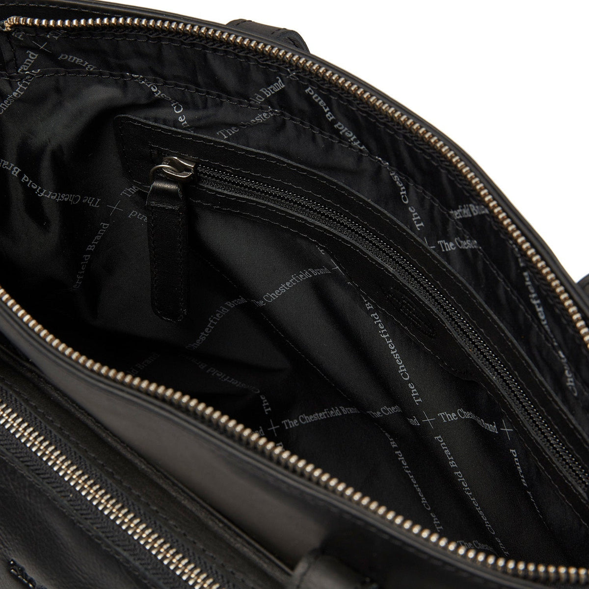 
Classic 100% Full-Grain leather Bag - Perspective arrière montrant les bretelles en cuir renforcées
