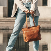 
Alicante Cuir Pleine Fleur Shopper pour Femme – alternate product view 2