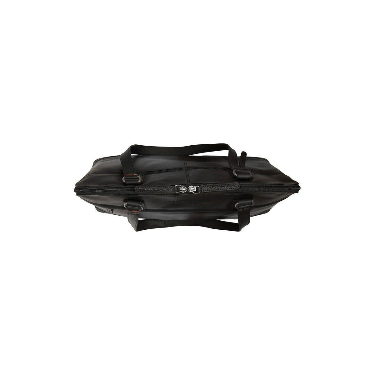 Branson Full-Grain Leather Shoulder Bag - Structured Side Profile Showing Gusset Depth & Expansion Capacity