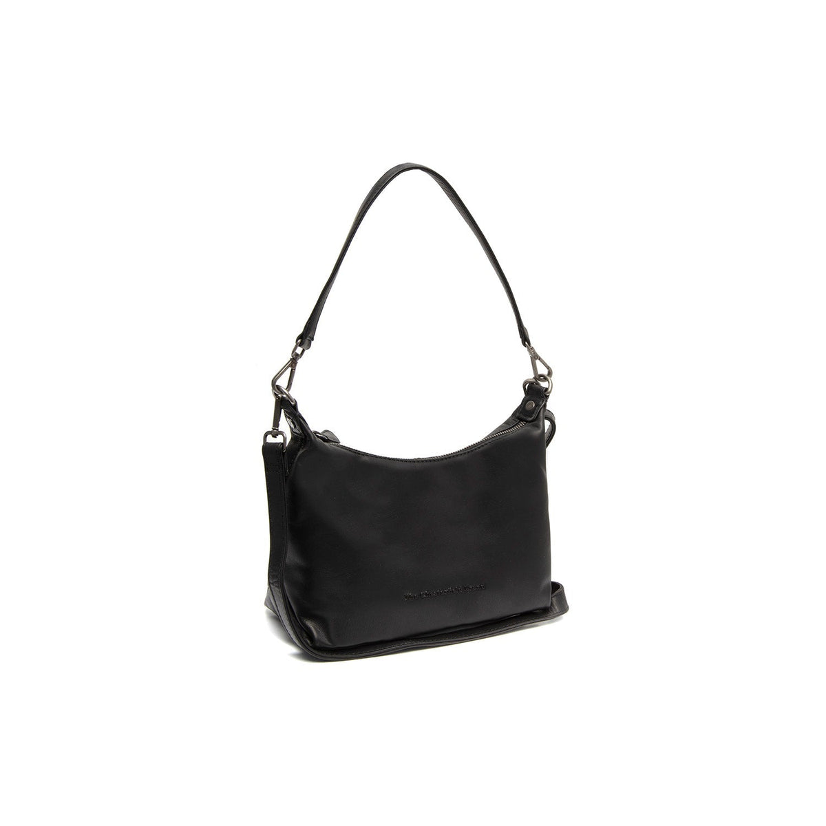 Christie Full-Grain Leather Shoulder Bag pour Femme in Classic 100% Full-Grain Leather - Full Exterior Front Profile View | Acheter en ligne