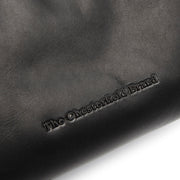 Christie Full-Grain Leather Shoulder Bag pour Femme - Structured Side Profile Showing Gusset Depth &amp; Expansion Capacity