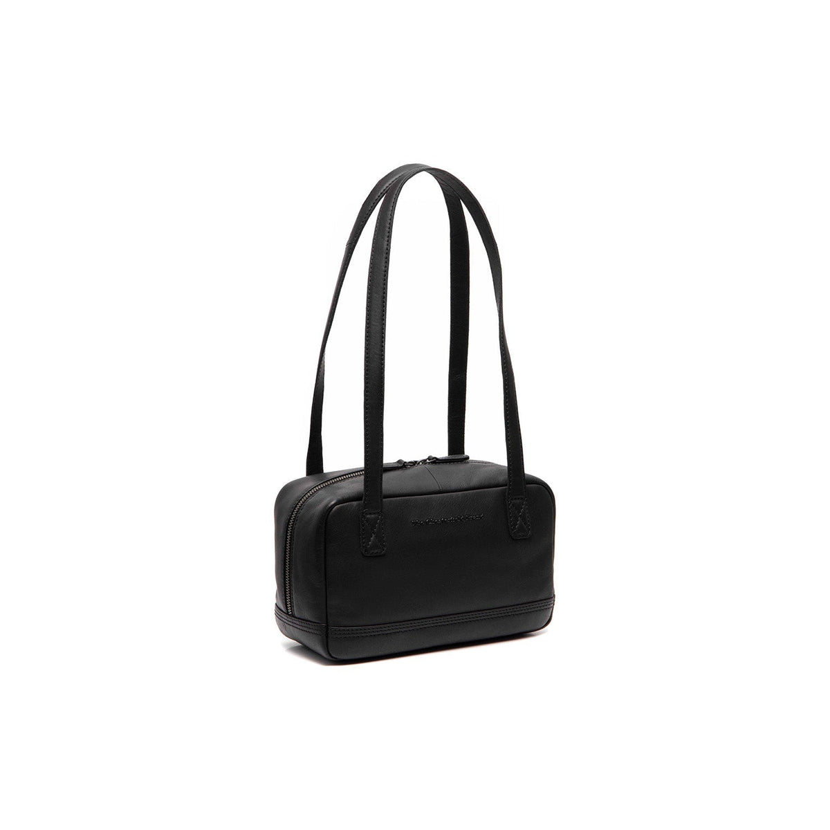 Fenno Full-Grain Leather Shoulder Bag pour Femme in Classic 100% Full-Grain Leather - Full Exterior Front Profile View | Acheter en ligne