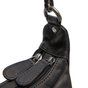 
Classic 100% Full-Grain leather Bag - Perspective arrière montrant les bretelles en cuir renforcées