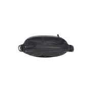 Solid Antique Brass Hardware &amp; Heavy-Duty Dual Zipper Detail on Olvia Full-Grain Leather Shoulder Bag pour Femme