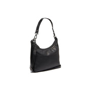 Olvia Full-Grain Leather Shoulder Bag pour Femme in Classic 100% Full-Grain Leather - Full Exterior Front Profile View | Acheter en ligne