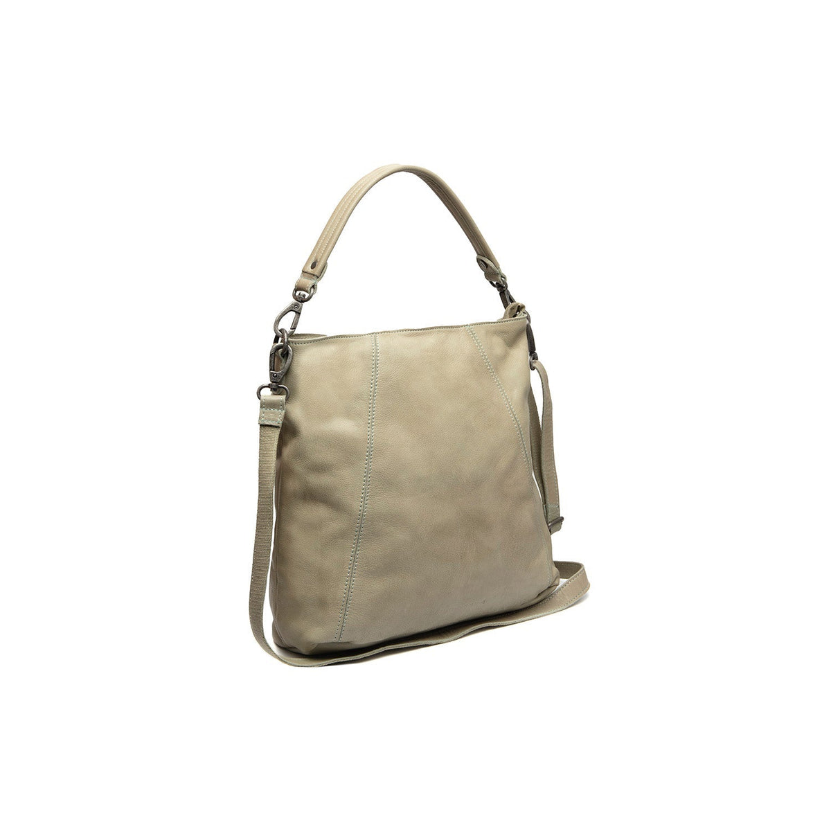 Sintra Full-Grain Leather Shoulder Bag pour Femme in Classic 100% Full-Grain Leather - Full Exterior Front Profile View | Acheter en ligne
