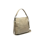 Sintra Full-Grain Leather Shoulder Bag pour Femme in Classic 100% Full-Grain Leather - Full Exterior Front Profile View | Acheter en ligne
