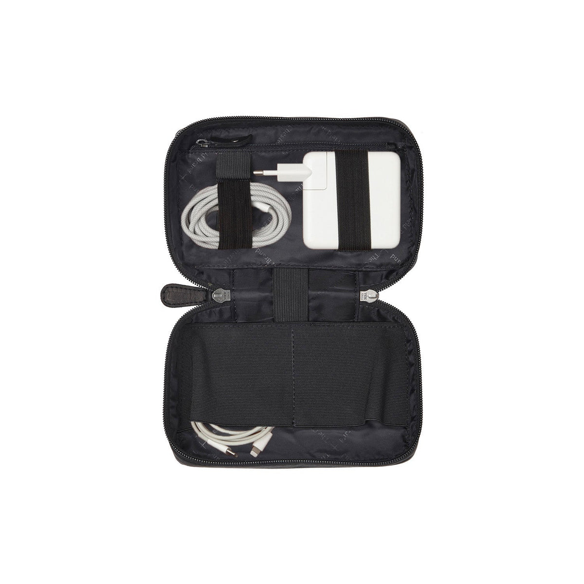 Leather Tech-Organizer Ardan pour Femme in Classic 100% Full-Grain Leather - Vue de face &amp; silhouette ajustée | Acheter en ligne